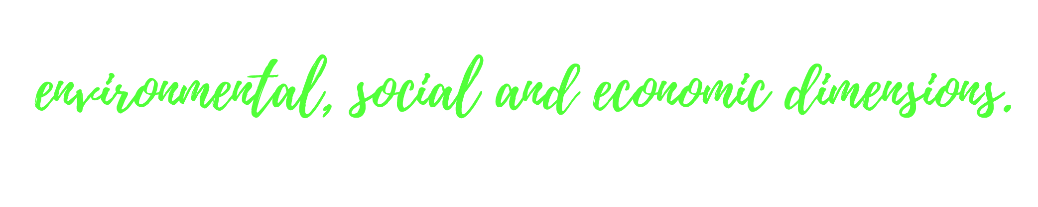 We create sustainable value across